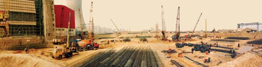 蒲城电厂二期基础施工